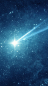 好きな人から連絡が来る流れ星の待ち受け画像