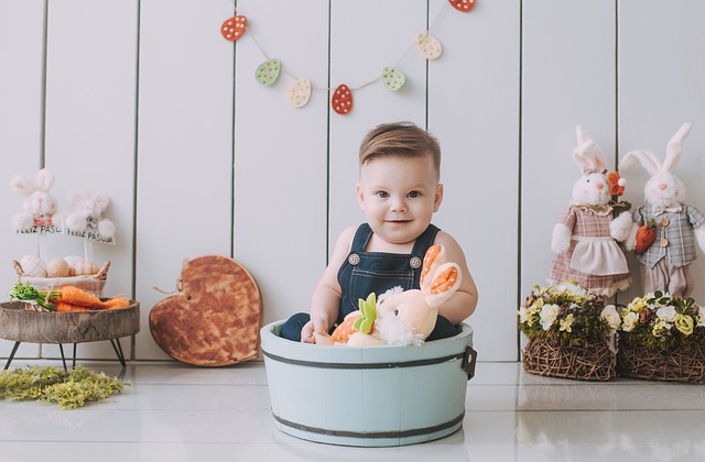 赤ちゃんの笑顔