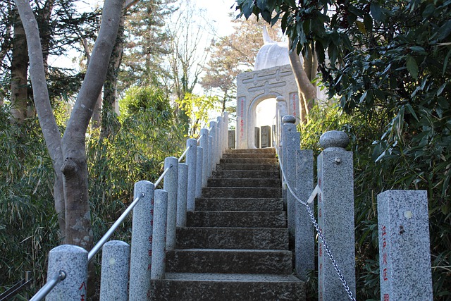 寺院の階段