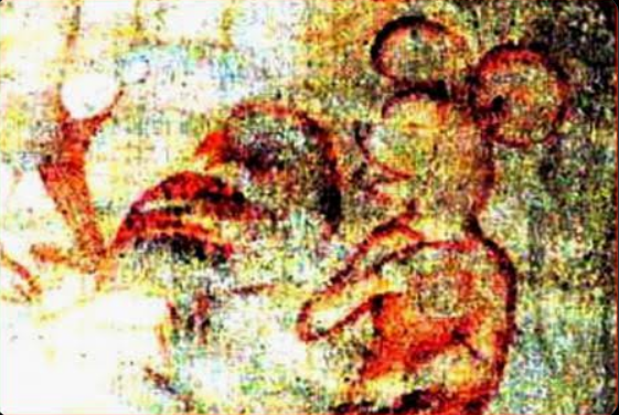 ミッキーマウスの壁画