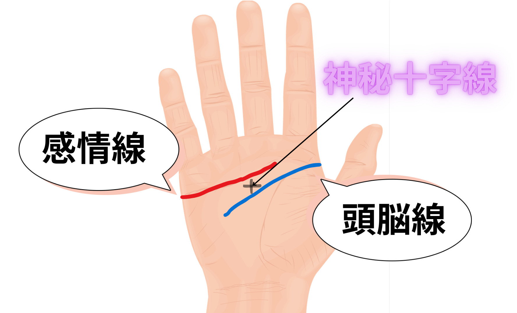 神秘十字線がある