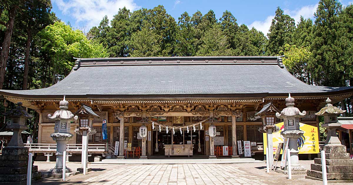 櫛引八幡宮:安産や武運勝負