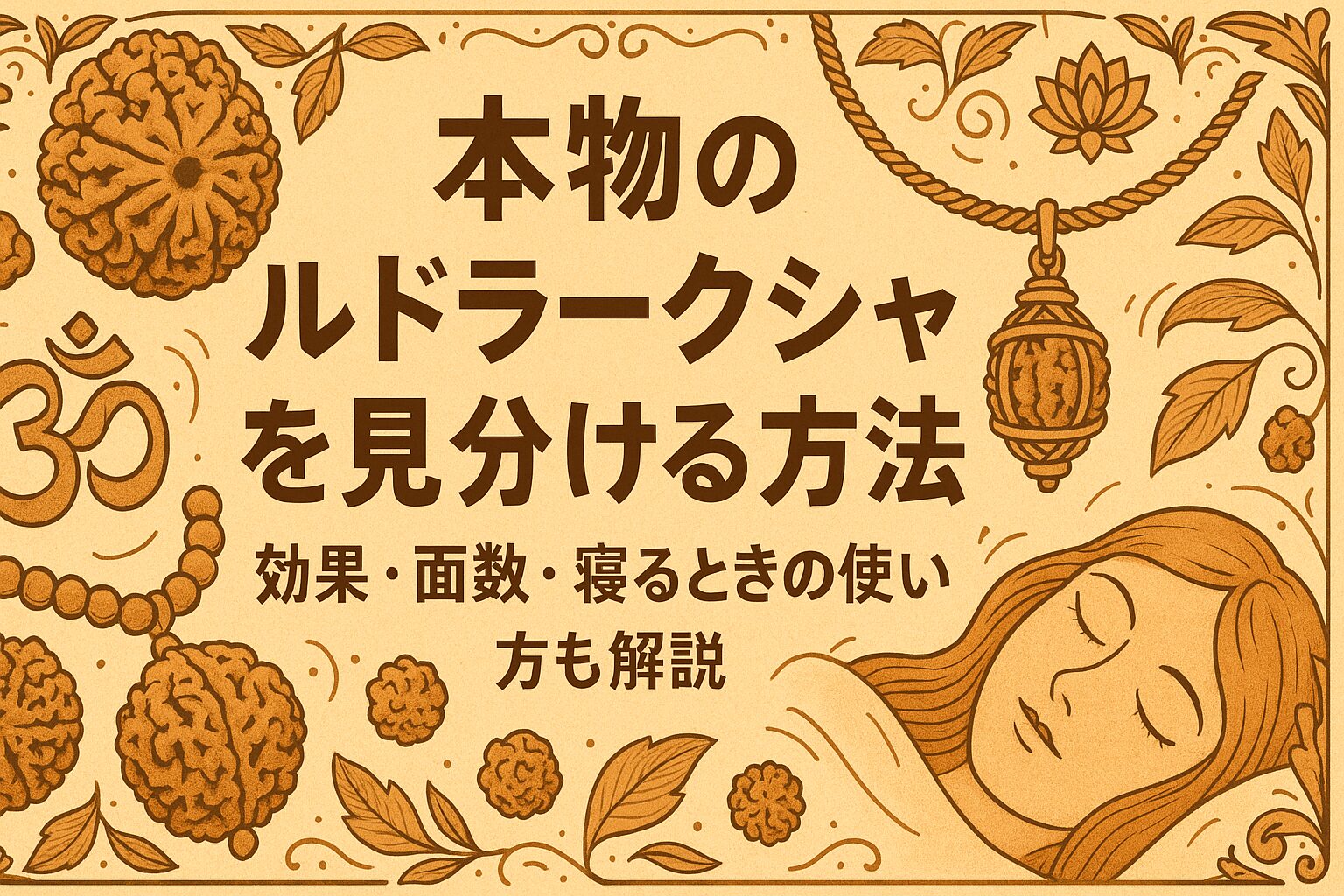 本物のルドラークシャ（ルドラクシャ）を見分ける方法｜効果・面数