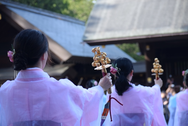 神楽鈴を鳴らすタイミング