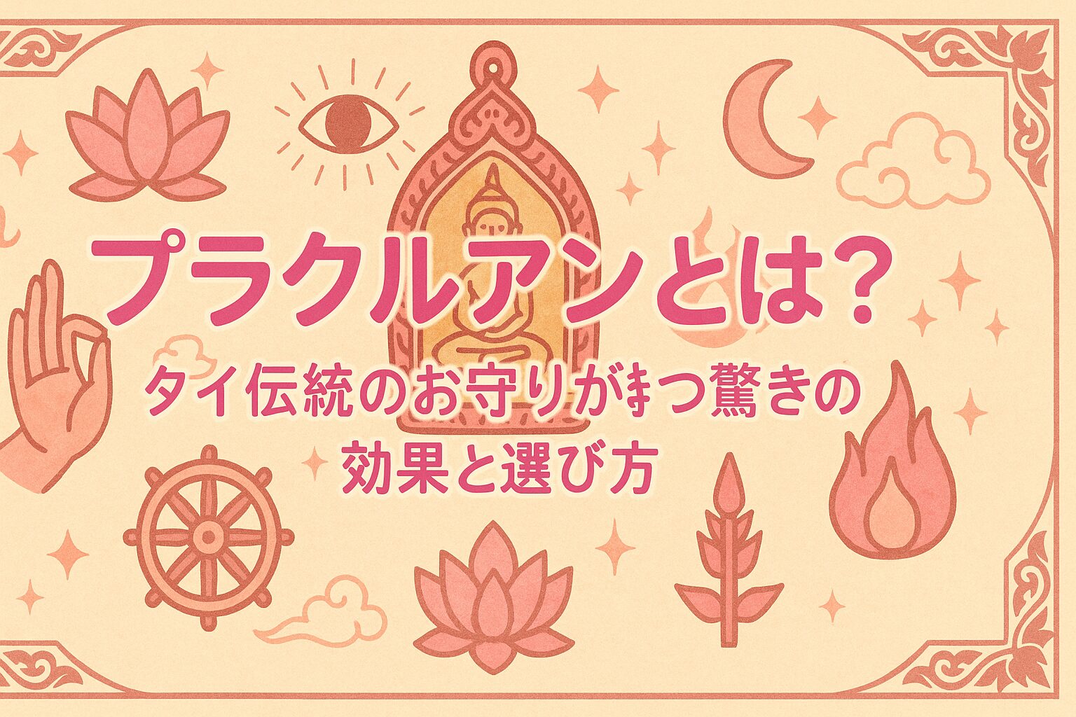 プラクルアンとは？タイ伝統のお守りが持つ驚きの効果と選び方