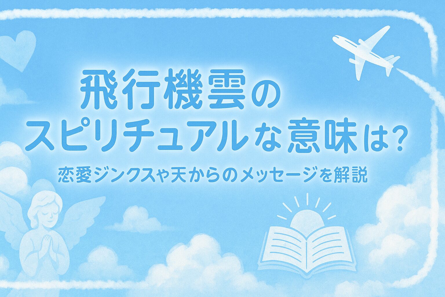 飛行機 雲 スピリチュアル