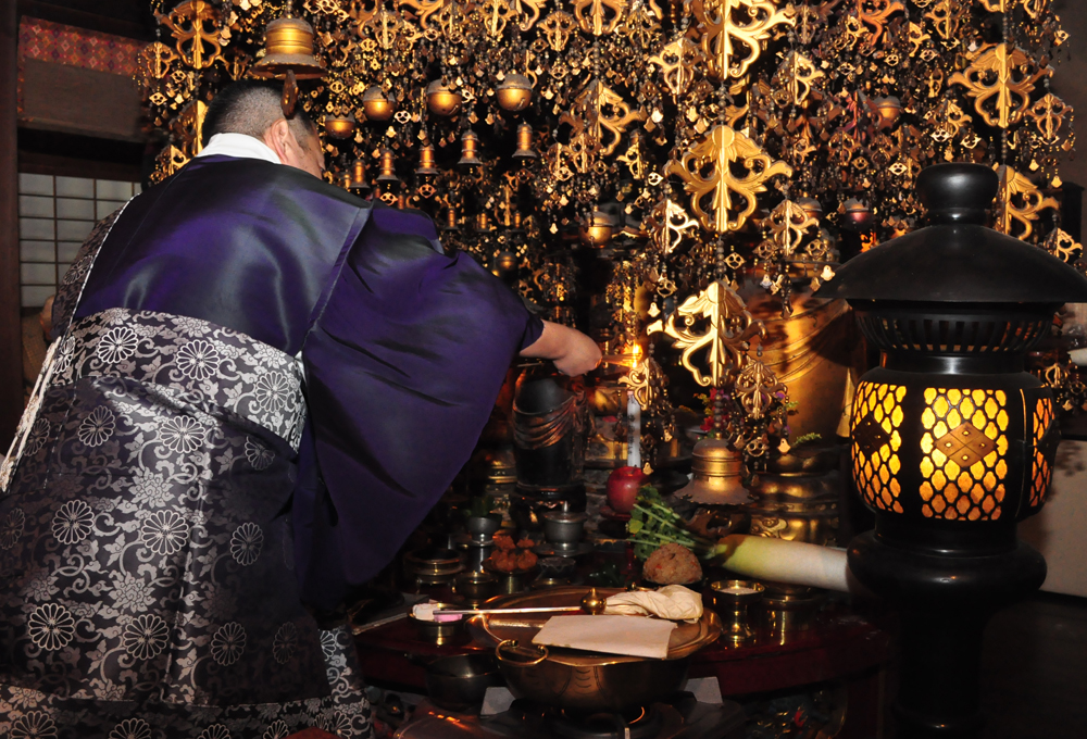 仏教の秘法である浴油祈祷