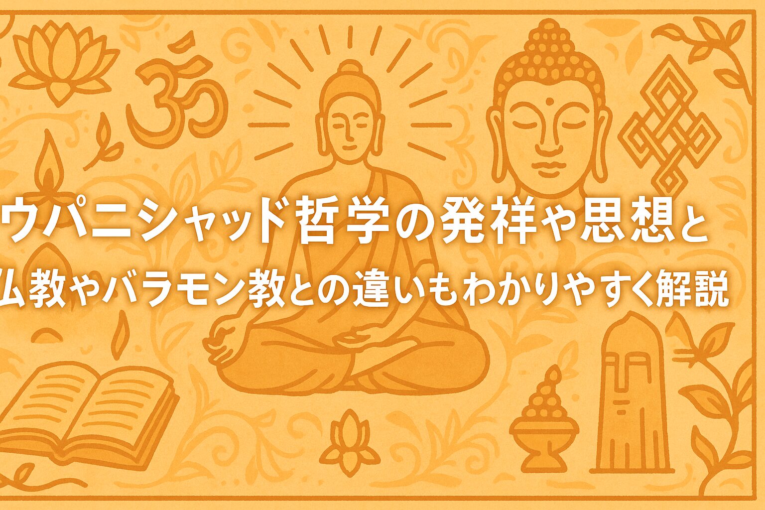 ウパニシャッド哲学の発祥や思想とは｜仏教やバラモン教との違いも 
