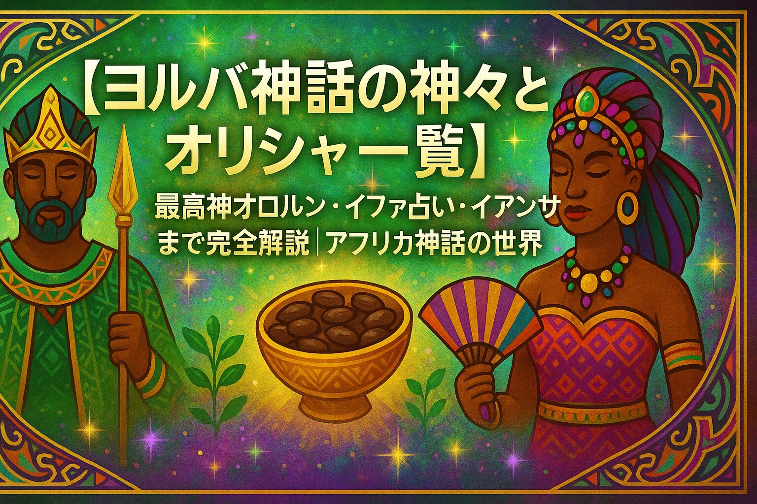 ヨルバ神話の神々とオリシャ一覧】最高神オロルン・イファ占い