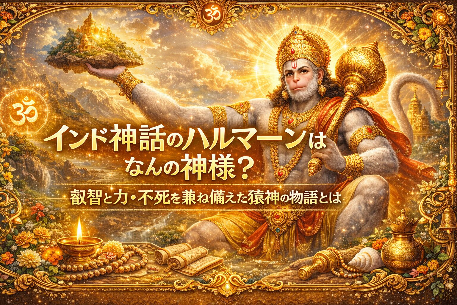 インド神話のハヌマーンはなんの神様？叡智と力・不死を兼ね備えた猿神