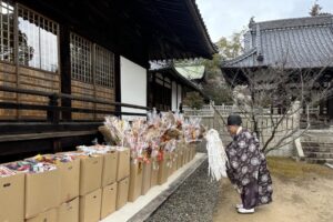 御建神社のお焚き上げ