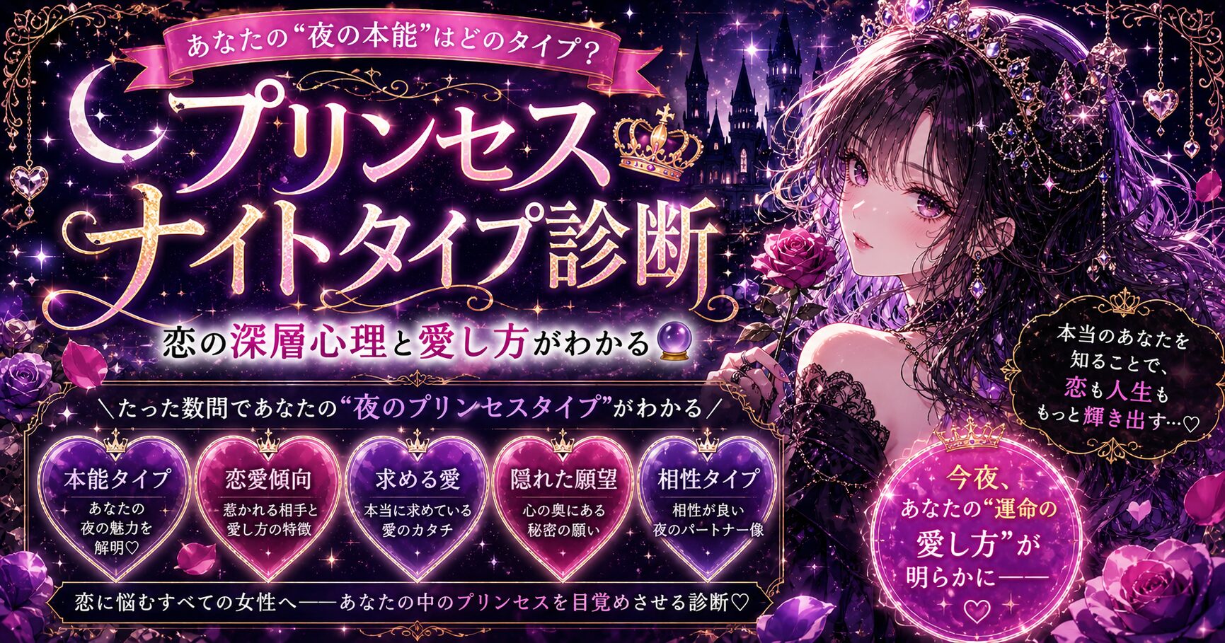 夜 の タイプ 診断