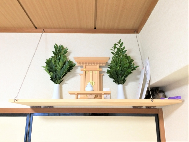 何も置かず清潔な空間を保つ