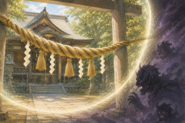 注連縄が結界・魔除けといわれる理由