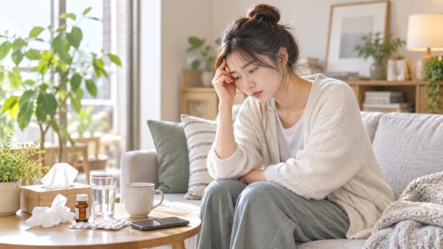 強い不安や体調不良が続く場合は現実的な原因も確認する