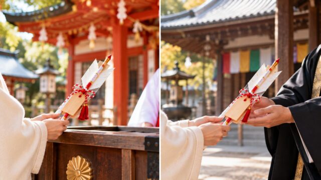 お寺で授かった破魔矢はお寺へ返す