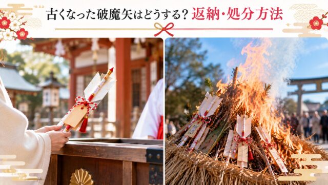 どんど焼き・左義長で納められる場合もある