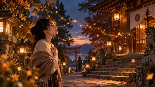 神社やお寺で金木犀の香りがする