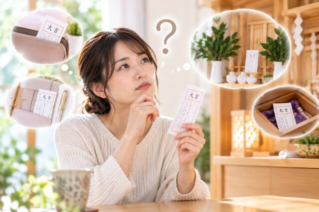 おみくじに全国共通の有効期限があるわけではない