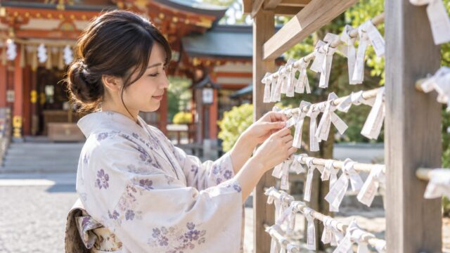 大吉でも境内に結んで構わない