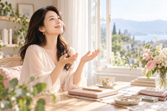 「私は豊かさを受け取る準備ができています」